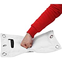 Akozon Wing Chun Training Ring Punch Pad de Pared Saco de Arena vacío de sacador de Lona Target con Cremallera para el…